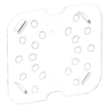 Cambro Drain Tray 1/6 Size-135 Clear SP-312